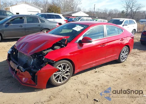 2020 Hyundai Elantra Limited from USA, damaged, VIN KMHD84LF3LU062857